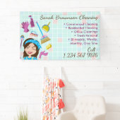 Schoonmaakbedrijf starter advertentie spandoek (Insitu)