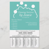 Schoonmaakbedrijf Suds Tear Off Strips  Flyer (Voorkant)