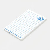 Schoonmaakbedrijf voor huisjes met eigen lijntjes post-it® notes (Schuin)