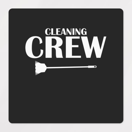 Schoonmaakbemanning Duistenbewaarder Labels (Design 2)