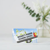 schoonmaakbenodigdheden | schuiver | veegmachine visitekaartje (Staand voorkant)