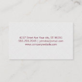 schoonmaakbenodigdheden | Zeepbellen Visitekaartje (Achterkant)