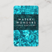 Schoonmaakbeurt waterspuiggen visitekaartje (Voorkant)