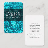 Schoonmaakbeurt waterspuiggen visitekaartje (Voorkant / Achterkant)