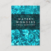 Schoonmaakbeurt waterspuiggen visitekaartje (Voorkant)
