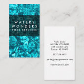 Schoonmaakbeurt waterspuiggen visitekaartje (Voorkant / Achterkant)