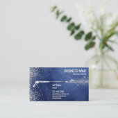 Schoonmaakbus voor de wasmachine onder druk visitekaartje (Staand voorkant)