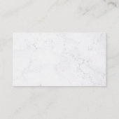 Schoonmaakdienst bezem | Marmer Visitekaartje (Achterkant)