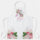 Schoonmaakdienst Bloemen Zakelijk Schort (Voorkant)