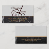 schoonmaakdienst | brem visitekaartje (Voorkant / Achterkant)