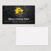 schoonmaakdienst | Huis en bezem Visitekaartje (Voorkant / Achterkant)
