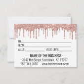 Schoonmaakdienst Huishoudster Cadeaubon (Achterkant)