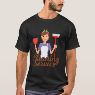 Schoonmaakdienst Huishoudweek Huishoudster Home T-shirt