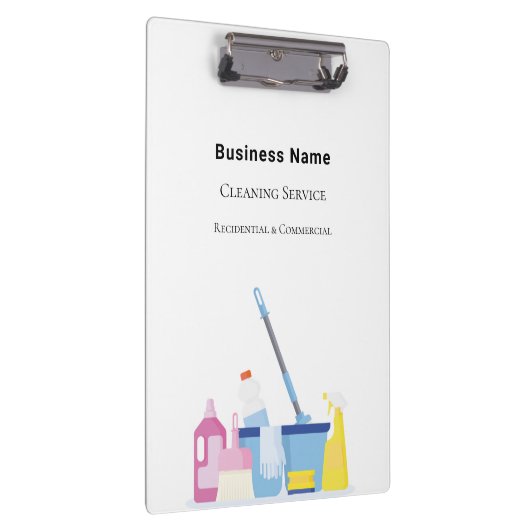 Schoonmaakdienst Klembord (Rechts)