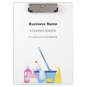 Schoonmaakdienst Klembord (Voorkant)