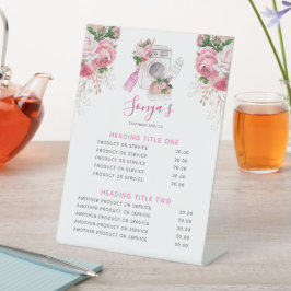 Schoonmaakdienst Modern Zakelijk Reclamebord Met Voetstuk