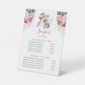 Schoonmaakdienst Modern Zakelijk Reclamebord Met Voetstuk (Voorkant)