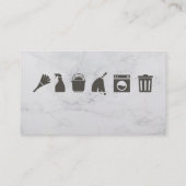 schoonmaakdienst | schoonmaakbenodigdheden voor sc visitekaartje (Achterkant)