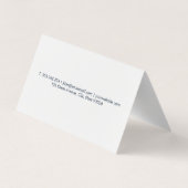 schoonmaakdienst | schoonmaakdienst | Marmer Visitekaartje (Achterkant)