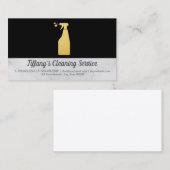 schoonmaakdienst | schoonmaakspray voor schoonmaak visitekaartje (Voorkant / Achterkant)