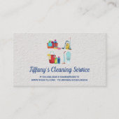 Schoonmaakdienst | Schoonmaakster | Schoonmaakappa Visitekaartje (Voorkant)