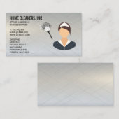 Schoonmaakdienst | Stofdoek | Huishoudelijke Diens Visitekaartje (Voorkant / Achterkant)