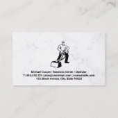 schoonmaakdienst | tapijtreiniger | stoomreiniger visitekaartje (Achterkant)