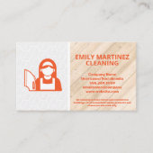 Schoonmaakdienst | Tegels | Houten Vloeren Visitekaartje (Voorkant)