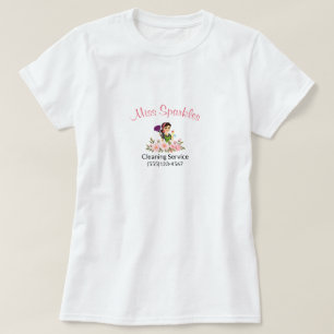 Schoonmaakdienst van het Huis van de Schoonmaak Fl T-shirt