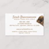 Schoonmaakdienst verplicht marketing afspraak visitekaartje (Achterkant)