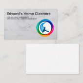 schoonmaakdienst | Vierkantje Visitekaartje (Voorkant / Achterkant)