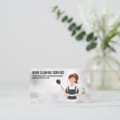 schoonmaakdienst voor schoonmaaksters | Sparkles Visitekaartje (Staand voorkant)