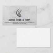 schoonmaakdienst voor schoonmaaksters | Spuitfles Visitekaartje (Voorkant / Achterkant)