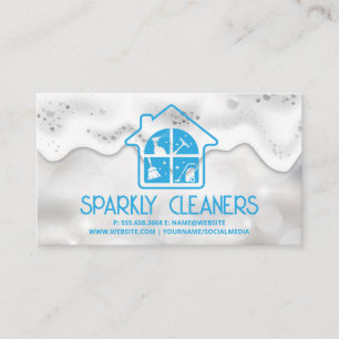 schoonmaakdienst voor woningen   Sparkles   Zeepbe Visitekaartje