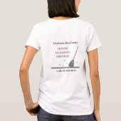 schoonmaakdienst voor woningen t-shirt (Achterkant)