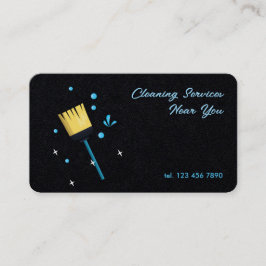 Schoonmaakdiensten 24/7 visitekaartje