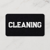 Schoonmaakdiensten Aangepaste QR Visitekaartje (Voorkant)