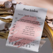 Schoonmaakdiensten Blush Roos Gold Scan te verbind Flyer