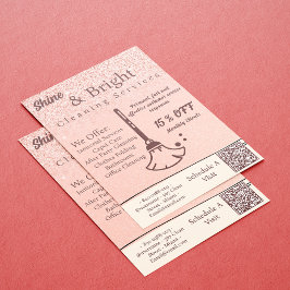 Schoonmaakdiensten Blush Roos Gold Scan te verbind Kaart