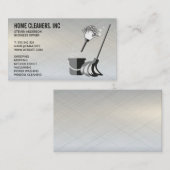 Schoonmaakdiensten | Dienst Dienstmeisje | Metaala Visitekaartje (Voorkant / Achterkant)