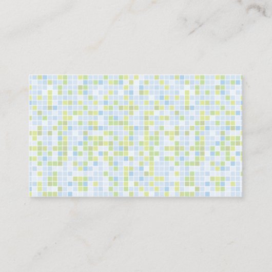 Schoonmaakdiensten en -benodigdheden | zeepschuim visitekaartje (Achterkant)