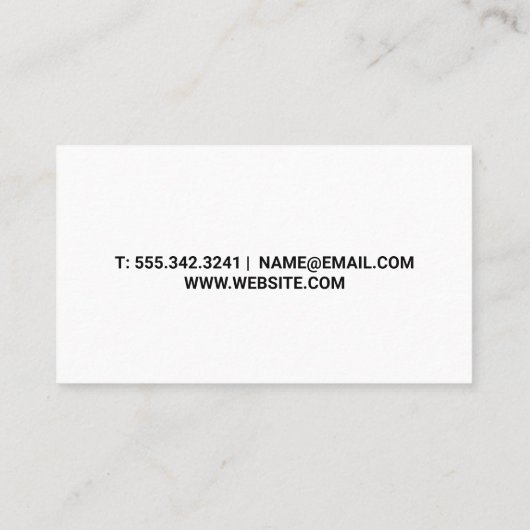 Schoonmaakdiensten en zorg visitekaartje (Achterkant)