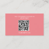 Schoonmaakdiensten Hand Schoonmaak Spray QR-code Visitekaartje (Achterkant)