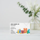 Schoonmaakdiensten | Home Maid Service Visitekaartje (Staand voorkant)