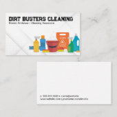 Schoonmaakdiensten | Home Maid Supplies Visitekaartje (Voorkant / Achterkant)