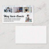 Schoonmaakdiensten | Hotel en Maid Service Persone Visitekaartje (Voorkant / Achterkant)