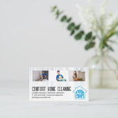 Schoonmaakdiensten | Hotelmedewerkers | Schoonmaak Visitekaartje (Staand voorkant)