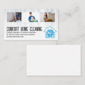 Schoonmaakdiensten | Hotelmedewerkers | Schoonmaak Visitekaartje (Voorkant / Achterkant)
