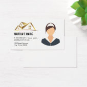 Schoonmaakdiensten | House Gold Logo Visitekaartje (Bureau)