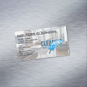 Schoonmaakdiensten | Huis schoonmaken Magnetisch Visitekaartje (Voorbeeld)